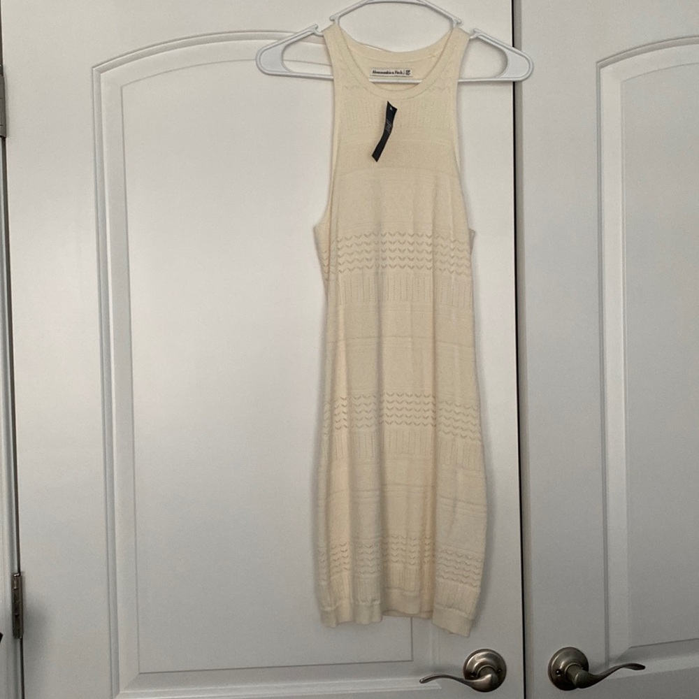 White crochet Abercrombie & Fitch dress